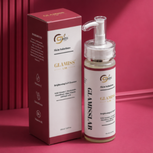 ultra whitening gel cleanser with alpha arbutin, vitamin c, kojic acid, glutathione